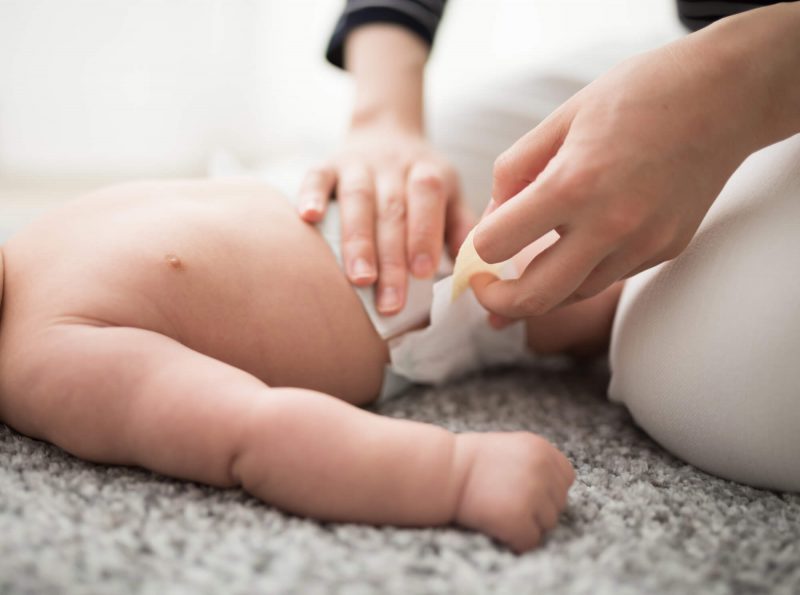 赤ちゃんの下痢が続く時の原因と対処法